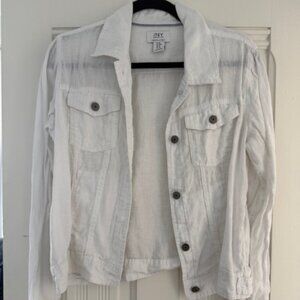 Jones New York 100% Linen Jacket